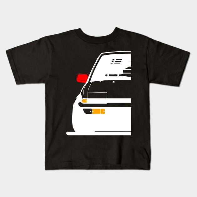 AE86 Trueno Hachiroku Kids T-Shirt by EtyazaForez